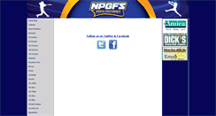 Desktop Screenshot of npfastpitchsoftball.com